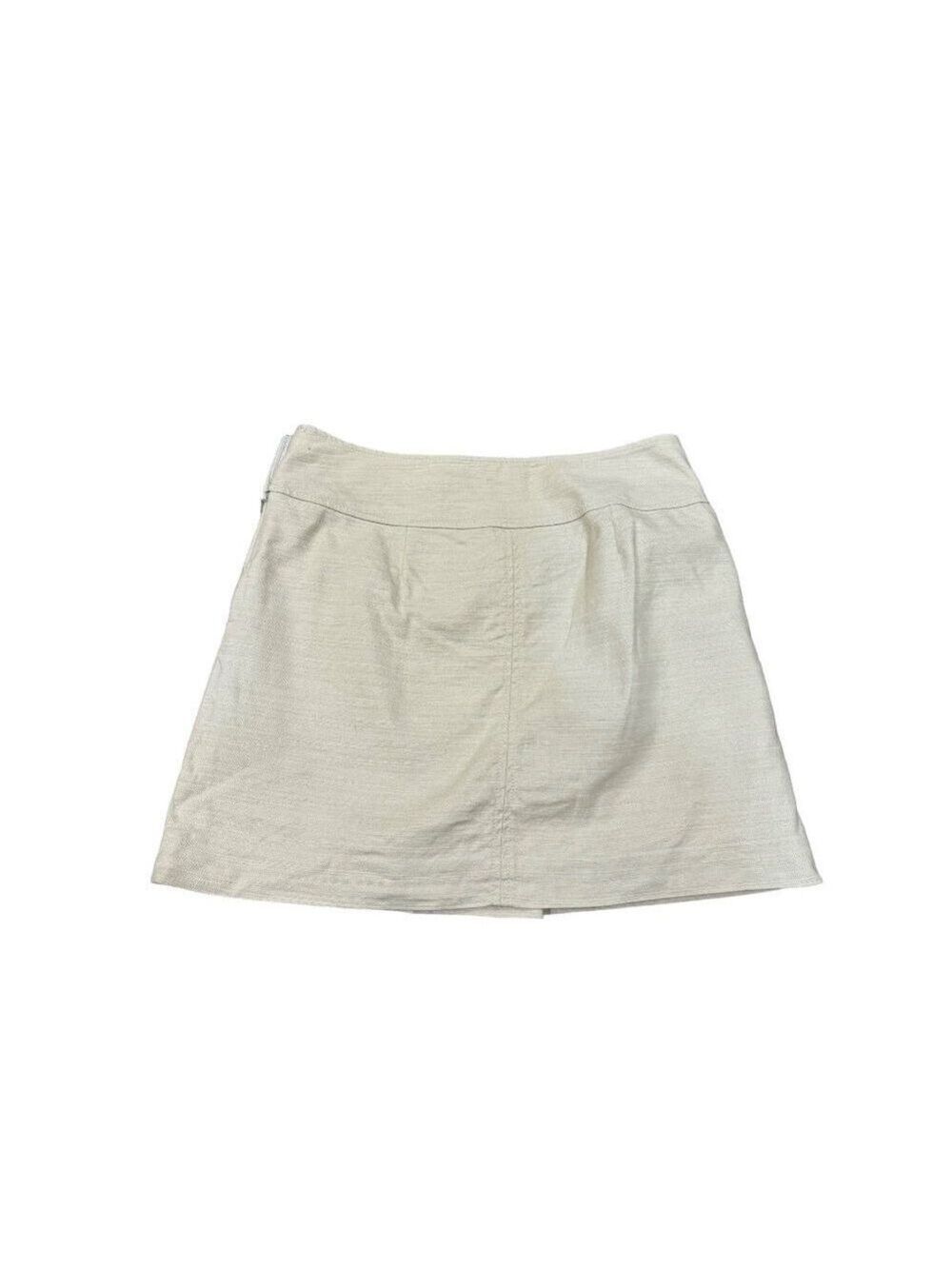 J Crew Linen Blend A Line Skirt Size 8 EUC - Picture 5 of 7
